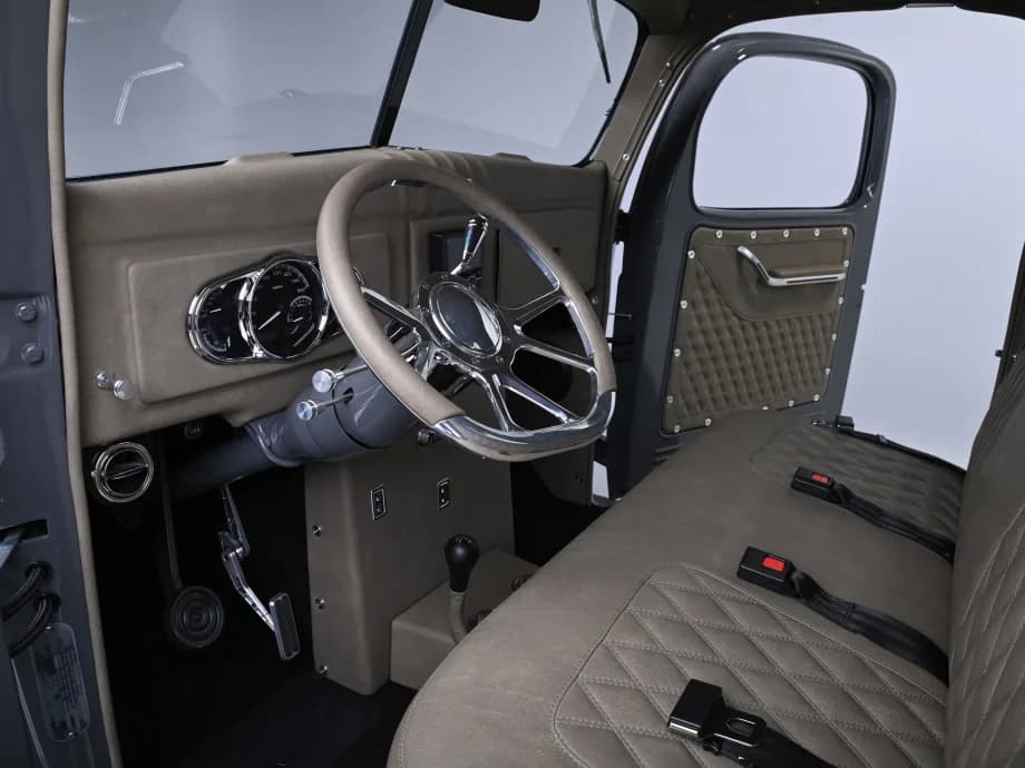 Gray Power Wagon Interior