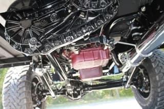 Underside view of the chassis and front axle assembly — photo 27 of 40