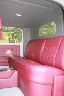 Portrait view of the rear seat, headliner, and rear window — photo 16 of 40