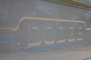 Embossed Dodge lettering across the chalk-colored tailgate — photo 38 of 40